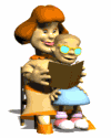Una madre con su hijo